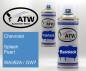 Preview: Chevrolet, Splash Pearl, WA392A / GW7: 400ml Sprühdose + 400ml Klarlack - Set, von ATW Autoteile West.